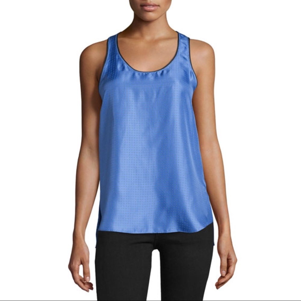 Rag & Bone Celeste silk dot tank - Picture 1 of 7